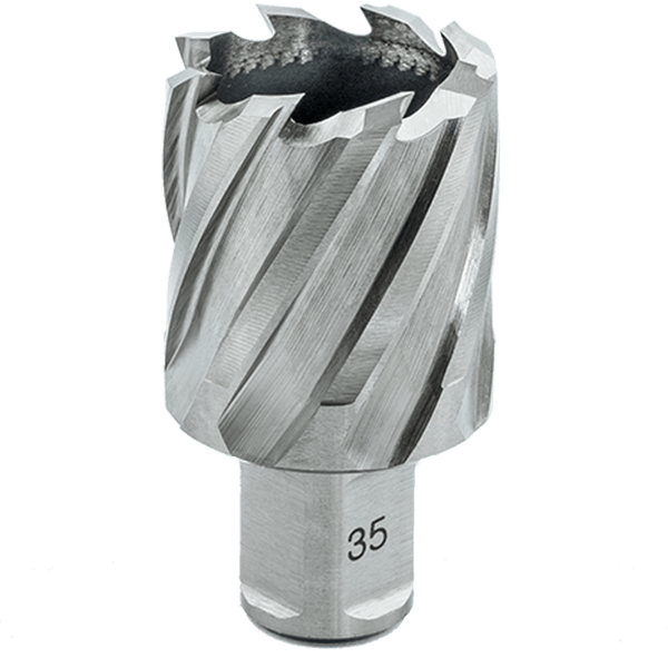 EUROBOOR HSS Annular Cutter 44mm: High-Speed Steel Drill Bit for Metal Drilling