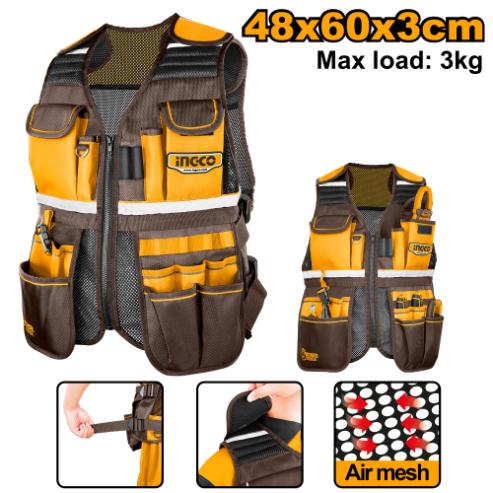 INGCO TOOL VEST 48X60X3CM 3KG