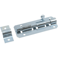 Galvanized Barrel Bolt 150mm - Heavy Duty Door Lock with Mounting Hardware - HWI1029