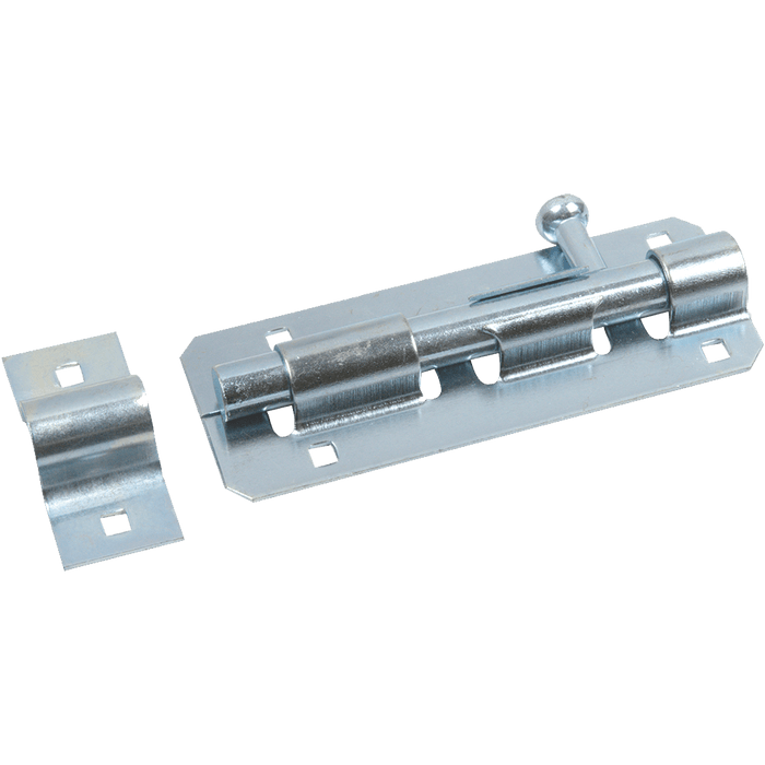 Galvanized Barrel Bolt 150mm - Heavy Duty Door Lock with Mounting Hardware - HWI1029