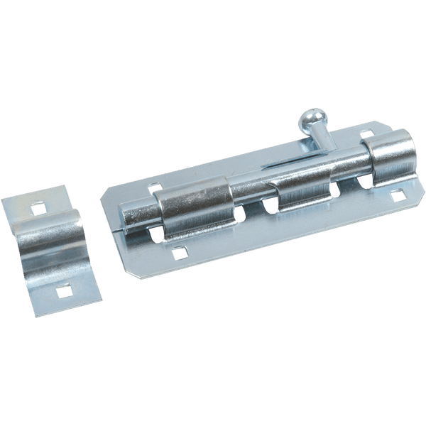 Galvanized Barrel Bolt 150mm - Heavy Duty Door Lock with Mounting Hardware - HWI1029