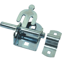 Bolt Pad Oval D/End Lock Galv 100 Mm P/10 Hwi1035