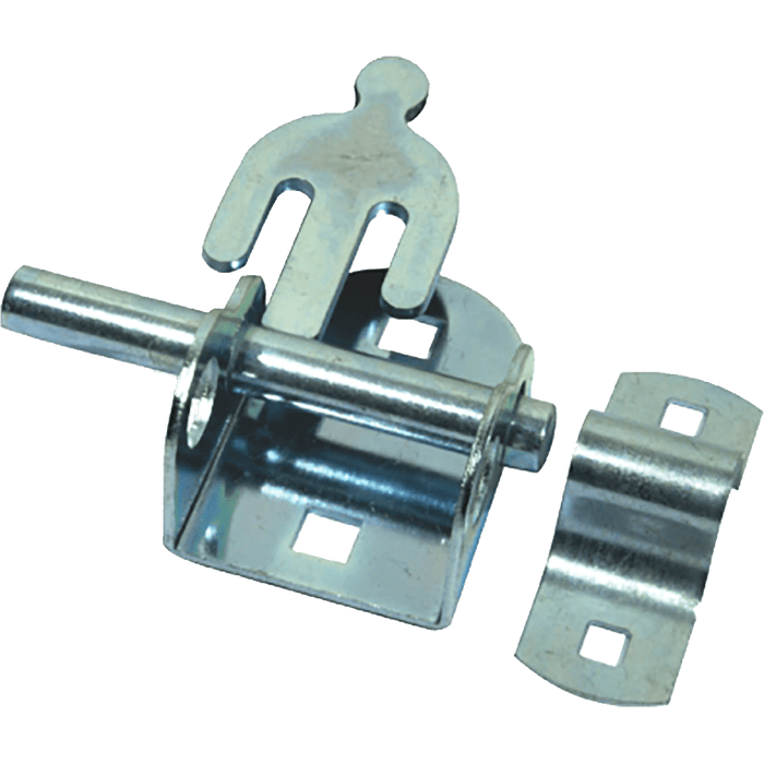 Bolt Pad Oval D/End Lock Galv 100 Mm P/10 Hwi1035
