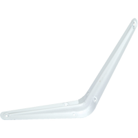 Bracket Shelf White 250 X300 Mm 10 Pair Hwi1410