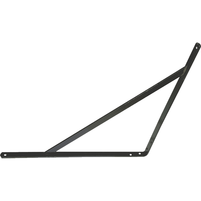 Heavy-Duty Metal Shelf Bracket with Stay - 400x450mm - Wall-Mounted Support