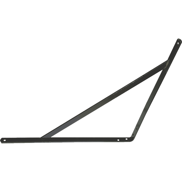 Heavy-Duty Metal Shelf Bracket with Stay - 400x450mm - Wall-Mounted Support