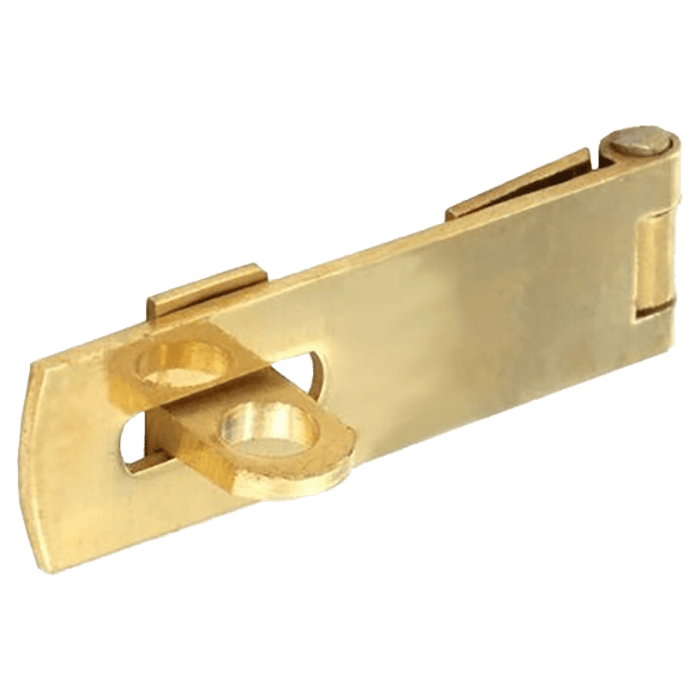 Hasp&Staple Brass Plated 90 Mm P/10 Hwi1720