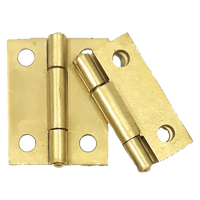 Hinge Butt Brass Plated 25 Mm 20 Pair Hwi2050