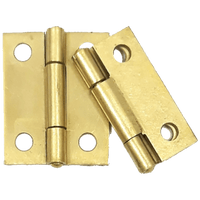 Hinge Butt Brass Plated 64 Mm 10 Pair Hwi2065