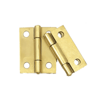 Brass Plated Butt Hinge 75mm - Durable Door & Cabinet Hardware
