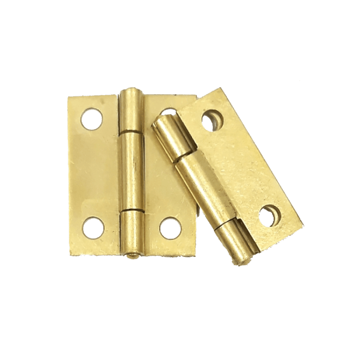 Brass Plated Butt Hinge 75mm - Durable Door & Cabinet Hardware