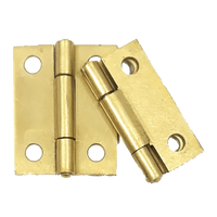 Hinge Butt Brass Plated 100 Mm 10 Pair Hwi2075