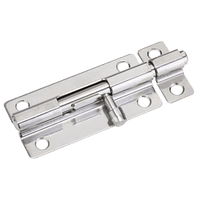 Chrome Plated Barrel Bolt Straight 100MM - HWI2775 - Door Lock Hardware