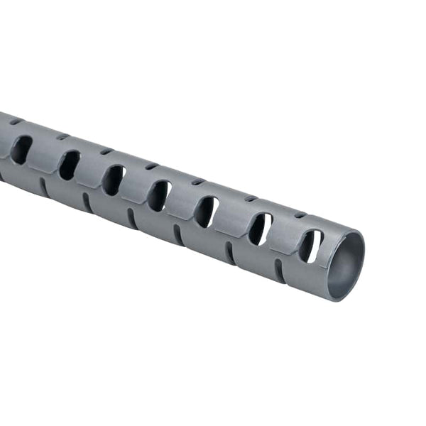 Helawrap Polypropylene Silver 20mm Cable Management Sleeve - Protective Spiral Binding Wrap