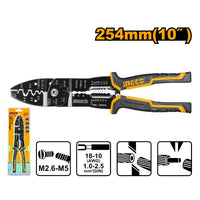 INGCO Wire Stripper 250mm: Professional Wire Stripping Tool, Cable Cutter, Crimping Pliers