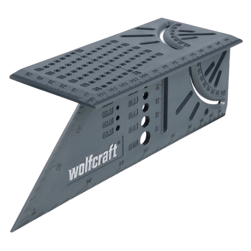 Wolfcraft 3D Mitre Angle Tool: Measure, Transfer, Mark - Precision Angles, Drill Guide