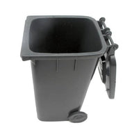 GLOBAL Mobile Refuse Bin 240Lt (Black) General Waste - IBP0240