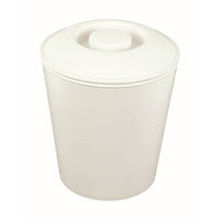 White Plastic Ice Bucket with Lid 1.2LT | IBP1012 - Keep Drinks Cold! Perfect for Parties, Events, or Home Use. Buy Now at Chavda.com