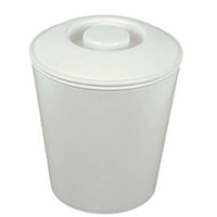Tuff Tray 2 Lt White Plastic Ice Bucket with Lid - IBP1020 | Perfect for Parties & Events