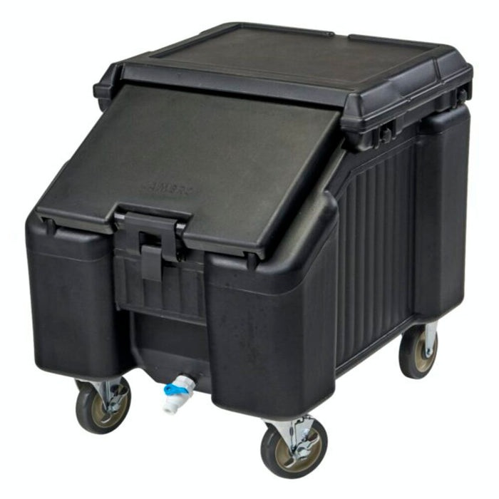 Cambro Black Ice Caddy ICB0570: Wheeled Commercial Ice Storage, 59x80x75cm, 57kg Capacity