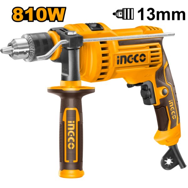 INGCO Impact Drill 810W 13mm - Heavy Duty Power Tool for Construction & DIY