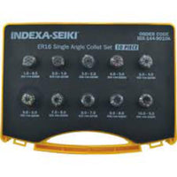 INDEXA-SEIKI ER16 Single Angle Collet Set - 10 Piece - High Precision Tooling