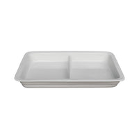 INSERT FULL PORCELAIN - GN1/1 X 65MM - 2 DIVISION - WHITE - IFP1165