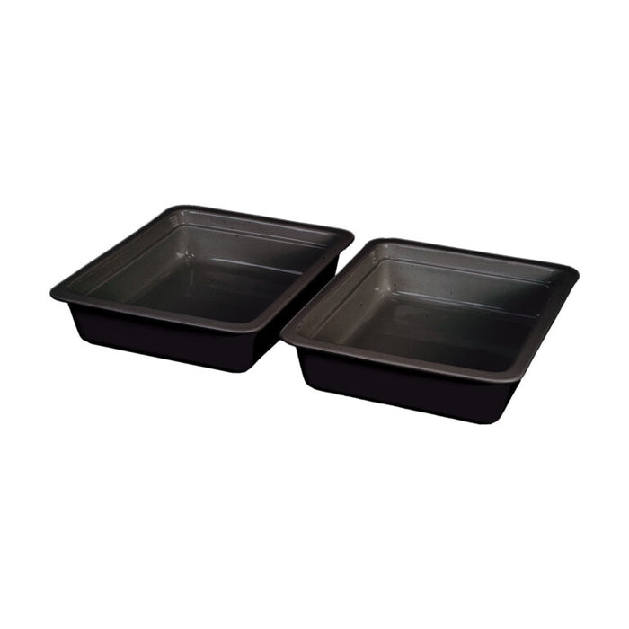 INSERT HALF PORCELAIN - GN1/2 X 65MM - BLACK - IHP2065