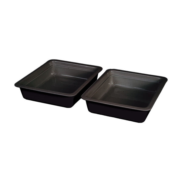 INSERT HALF PORCELAIN - GN1/2 X 65MM - BLACK - IHP2065