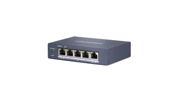 Hikvision 4 Port Gigabit Unmanaged POE Switch DS-3E0505HP-E - image 1