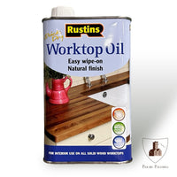 Rustins Quick Dry Worktop Oil - Natural Finish for Wood Worktops