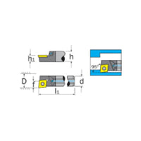 INDEXA E10M SCLCR 06 Boring Bar Diagram | Chavda.com | Precision Metalworking Tool