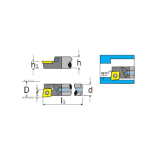 INDEXA E10M SCLCR 06 Boring Bar Diagram | Chavda.com | Precision Metalworking Tool