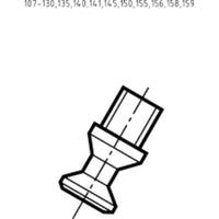 CROMWELL 1626 LEVER SCREW - IND1071450K Technical Drawing. 1626 Lever Screw schematic diagram.