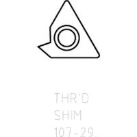 Ai16+1.5 Anvil Turning Insert - THR'D Shim 107-29 from chavda.com - Precision Cutting Tool