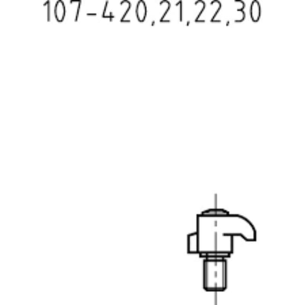 CROMWELL 2109 Clamp Set - IND1074220K Diagram | Chavda.com - Industrial Clamp Drawing