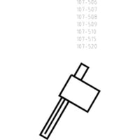INDEXA T15 Flag Type Torx Key - Precision Torx Wrench for Tight Spaces