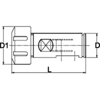 CROMWELL SS32-ER32-098 Collet Chuck ER32 Style Technical Drawing- chavda.com
