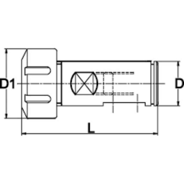 CROMWELL SS32-ER32-098 Collet Chuck ER32 Style Technical Drawing- chavda.com