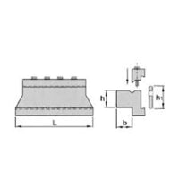 Cromwell DPTS-2620 Tool Block for Size 26 Blade, IND1521160K - Toolholder for Lathe Machines