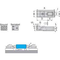 INDEXA CC12 Serrated Adjustclamp 138x40x40mm - Adjustable Clamp for Precision Machining