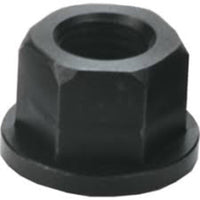 INDEXA FC04 M16 Flanged Nut - chavda.com, Black Steel Heavy Duty Fastener, Metric Hex Flange Bolt Nut Connector