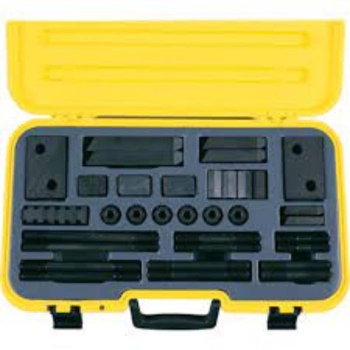 CROMWELL TK14 T-Slot Clamping Kit - 58-Piece Tool Kit in Yellow Case for M14-16MM T-Slots