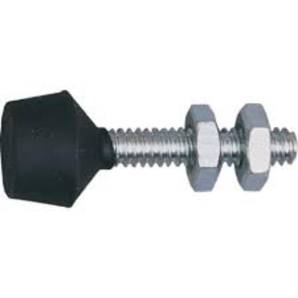 INDEXA Neoprene Capped Spindle 1/4UNCX1.3/4" - chavda.com: Rubber capped bolt, threaded spindle with nuts. Shop spindles online!
