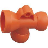 INDEXA Orange Plastic T Piece Junction Connector - 1/4\