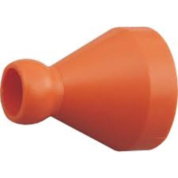 INDEXA Reducer 3/4" to 1/2" with 3/4" Bore - Orange Plastic Pipe Fitting. Durable Plumbing Component.