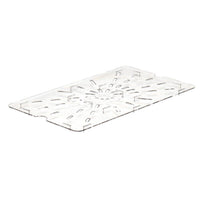 CAMBRO Clear Drain Shelf - Polycarbonate for 1/1 Pans - INF4003-C - Food Storage Solution