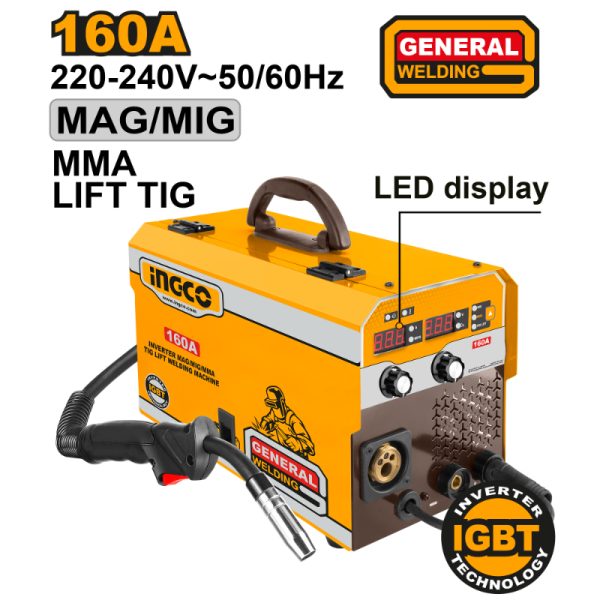 INGCO WELDING MACHINE MIG 30-160A KIT