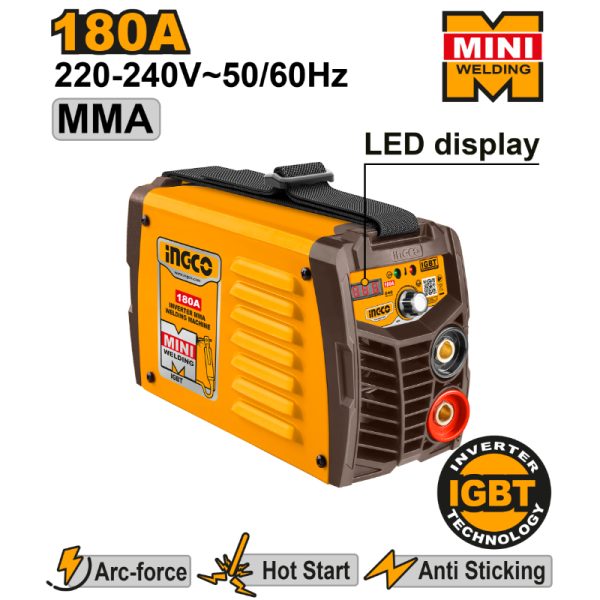 INGCO WELDING MACHINE MINI 15-180A KIT
