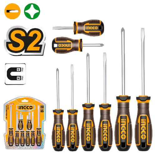 INGCO SCREWDRIVER SET 8PCS product image